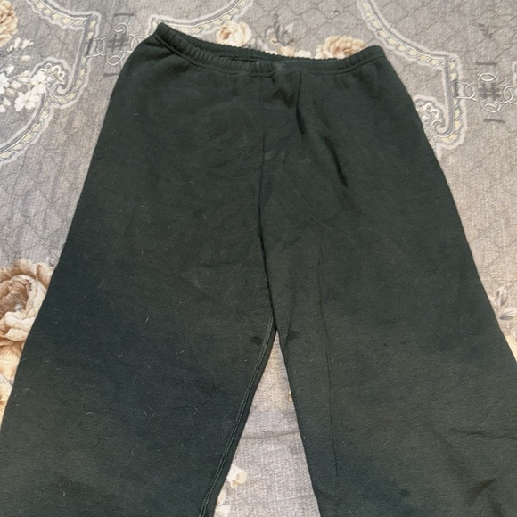 SKIMS LIMITED EDITION SPRUCE COTTON FLEECE PANTS - Picture 3 of 7